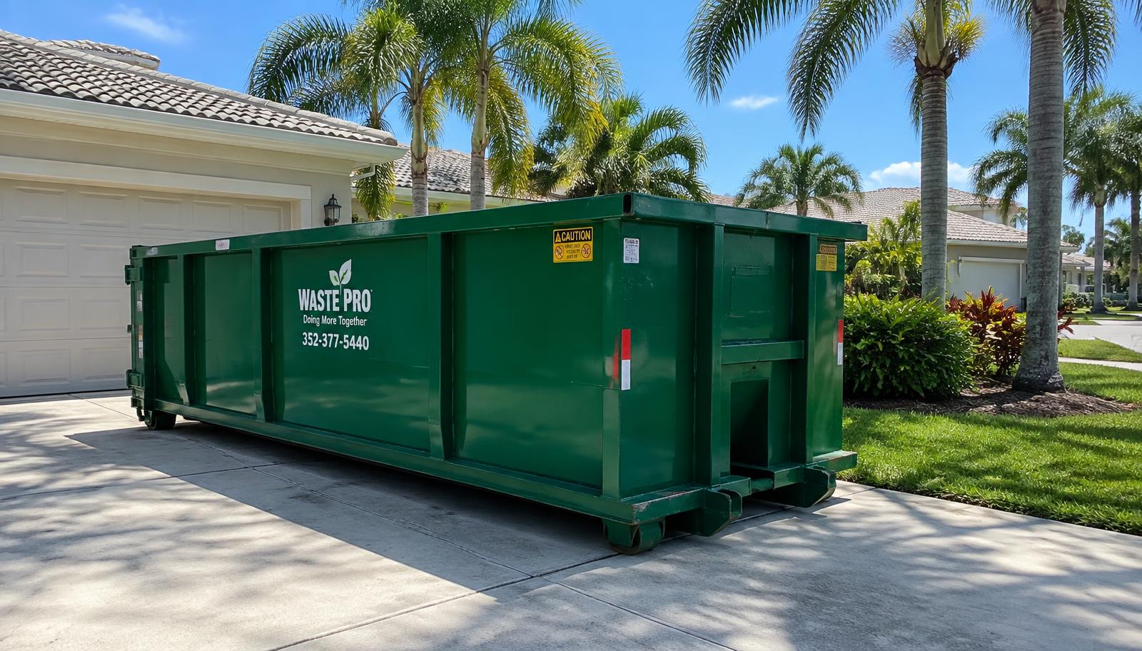 Junk Removal container in Manteca